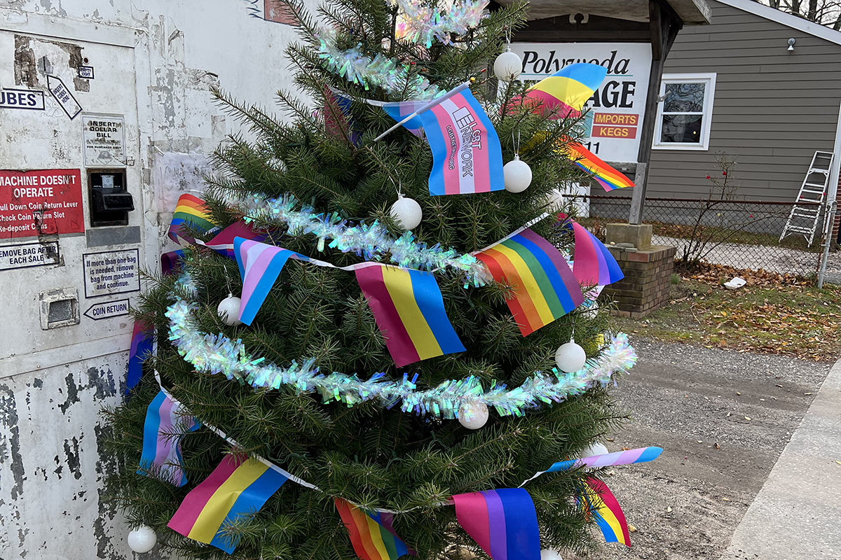 Wave Of Support After LGBTQ+ Christmas Tree Was Vandalized By Students