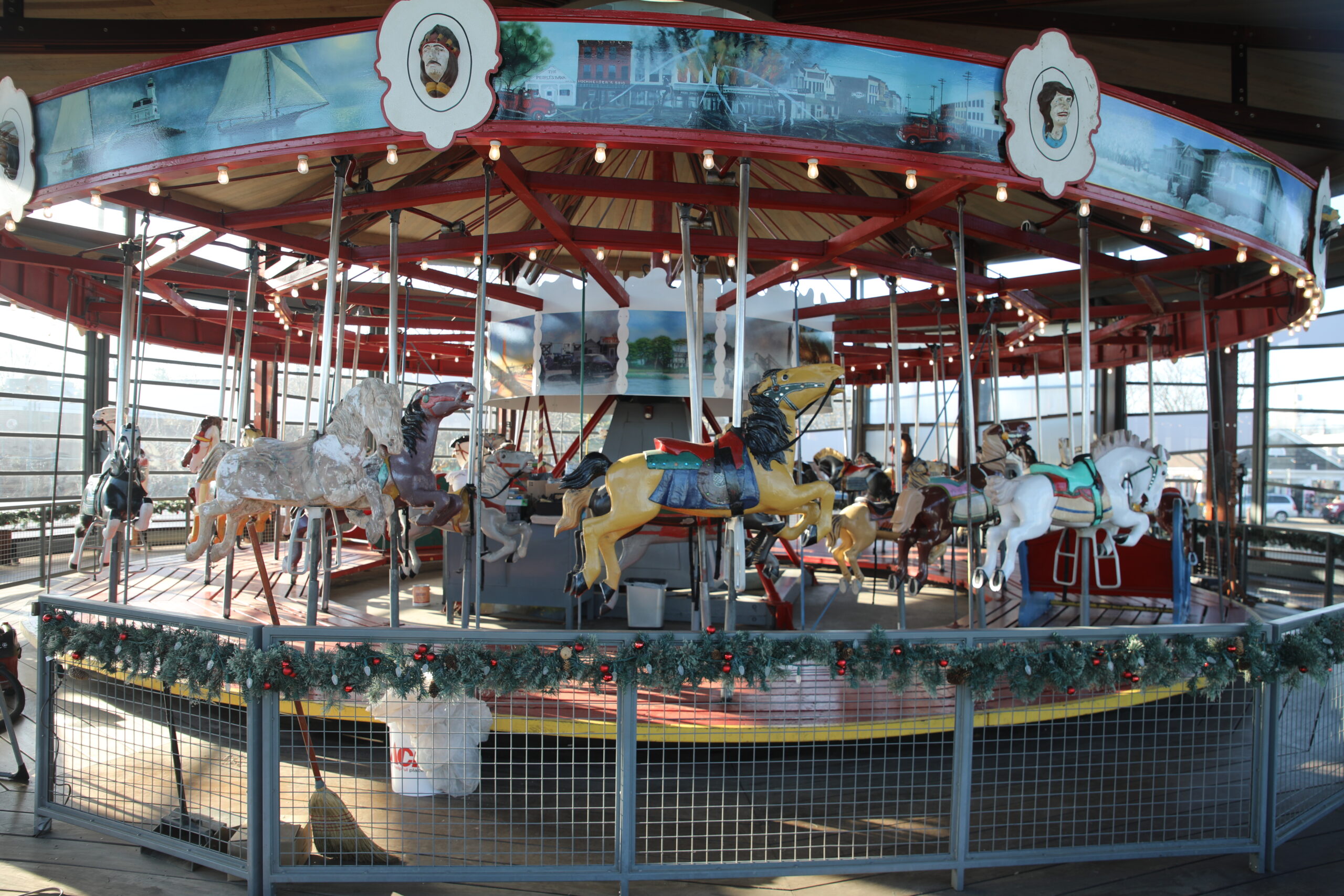 Carousel in Mitchell Park