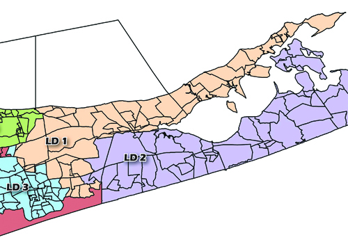 Suffolk County Election District Map