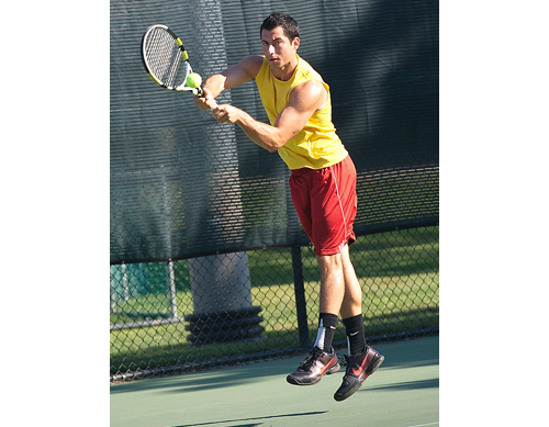 GARRET MEADE FILE PHOTO | Chris Ujkic has been the No. 1-ranked men's open singles player in the United States Tennis Association's eastern section for nearly two years.