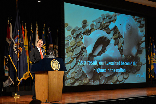 COURTESY PHOTO | Gov. Andrew Cuomo at last week's State of the State address.