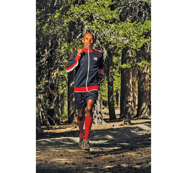 Meb Keflezighi, who won the Boston Marathon in April, will be running in the  Island's  10K on Saturday. (Credit: courtesy)