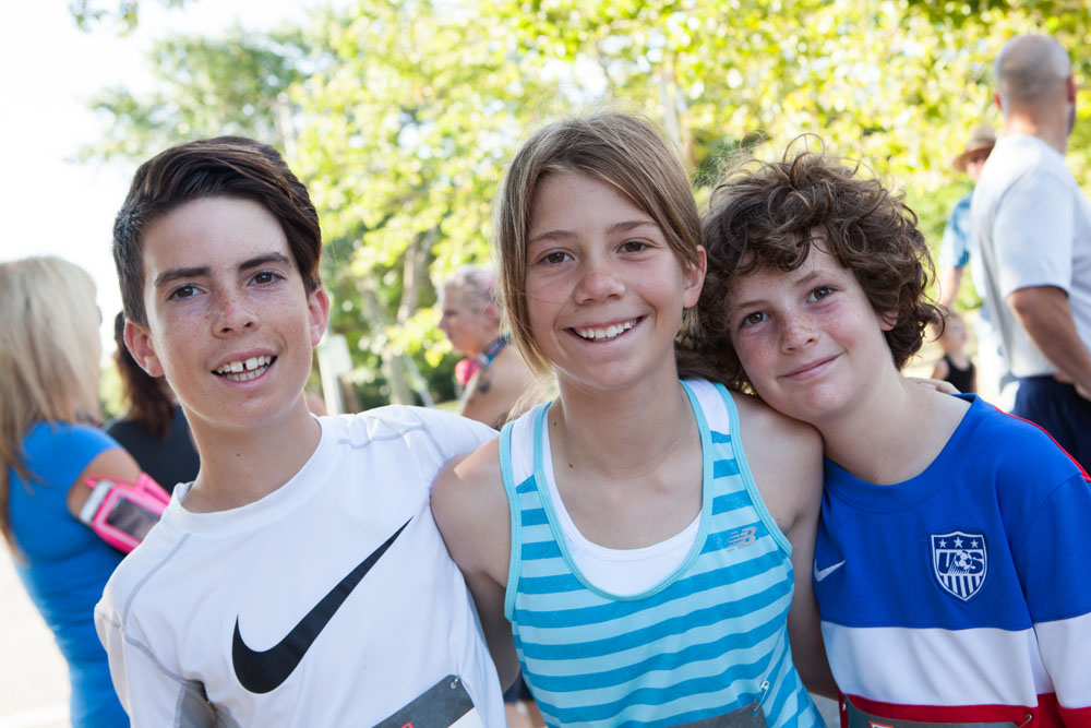 From left, Ethan Cleary, 12, of San Mateo, Calif.; Grace Cleary, 11, of New York City; Ryan Cleary, 10, of San Mateo, Calif.