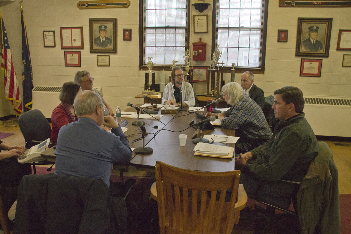 The Greenport Village board replaced an alternate election inspector at a special meeting Monday night. (Credit: Paul Squire)