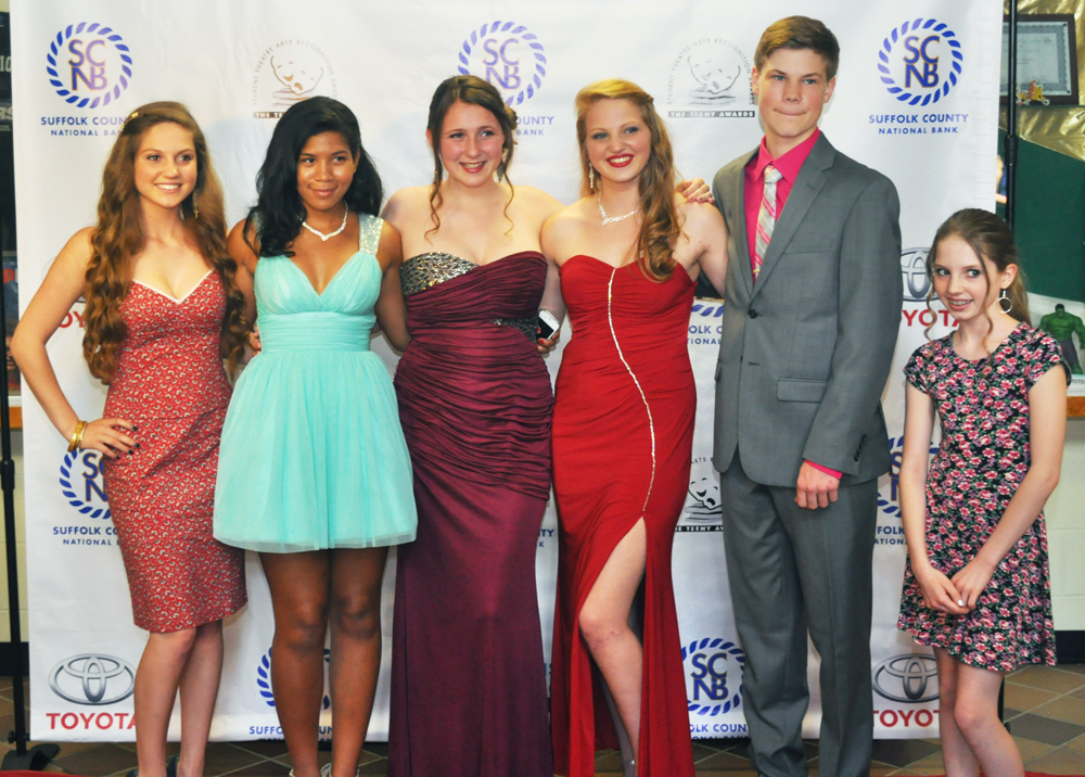 The nominees from Bridgehampton High School. (Credit: Grant Parpan)