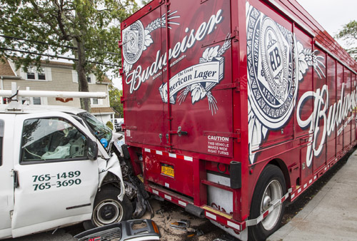 Southold police, Budweiser truck