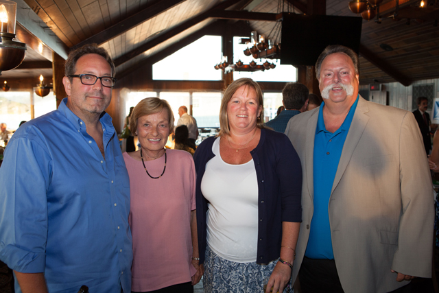 From left:  Jerry Martoccia, Joann Maynard, Southold Town board members Jill Doherty, and Bob Ghosio.