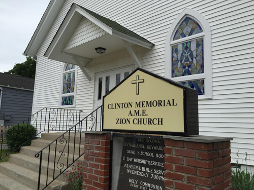 Clinton Memorial AME Zion Church in Greenport. (Credit: Paul Squire)