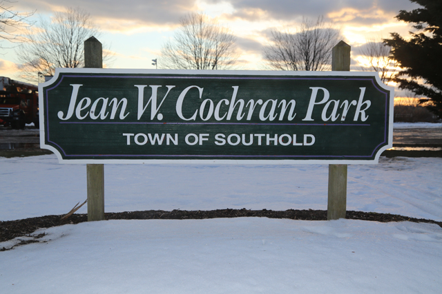 The park in Peconic named in honor of Jean Cochran. (Credit: Nicole Smith)