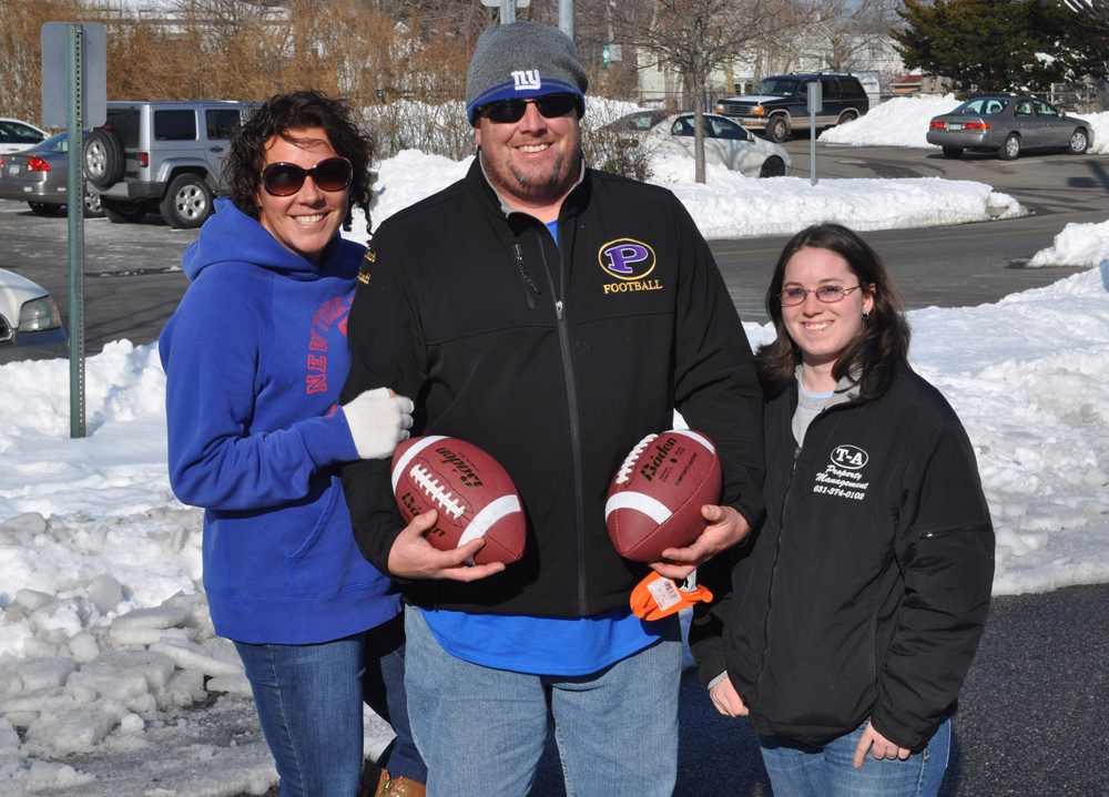 The winners of the annual kicking contest were Erin Doucett, Chris Doucett and Jen Delaney.