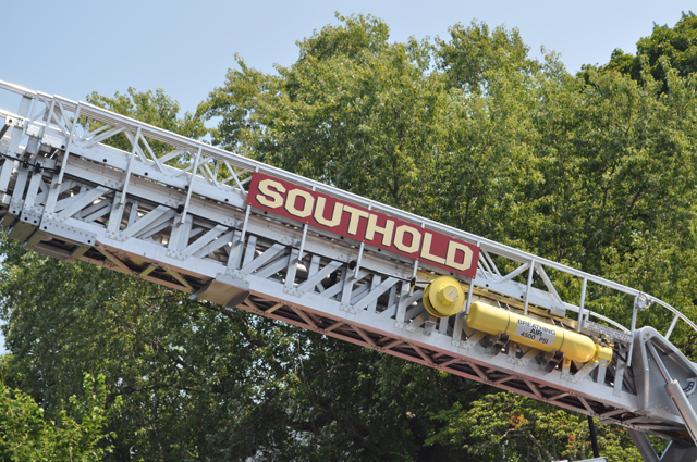 Southold's newest ladder truck. (Credit: Grant Parpan)