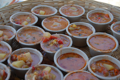 Long Island Chowder served at the New Suffolk Waterfront Fund’s annual chowderfest.