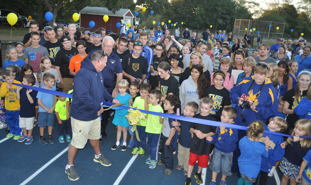 Mattituck's new track is officially opened Sept. 26. (Credit: Grant Parpan)