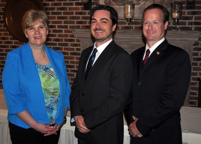 Southold Town Democratic Committee candidates (from left) Debbie O'Kane, Damon Rallis and Albie De Kerillis.
