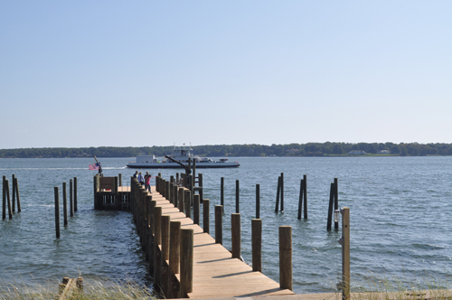 Widow's Hole Oysters' new dock opened up this past week in Greenport. (Credit: Joseph Pinciaro)