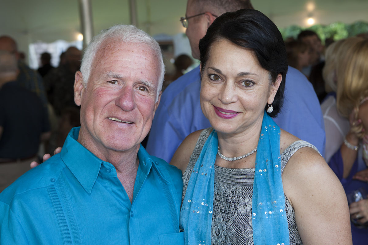 Claudio's head chef Brian Kavanagh with wife Nellie. (Credit: Katharine Schroeder)