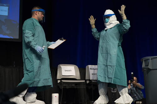 An Ebola education session was held on Oct.21 in New York City. (Credit: Flickr/GovernorAndrewCuomo)
