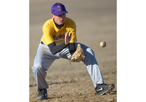 Brian Tuthill's return from a torn labrum is expected to help Greenport clean up its fielding. (Credit: Garret Meade)