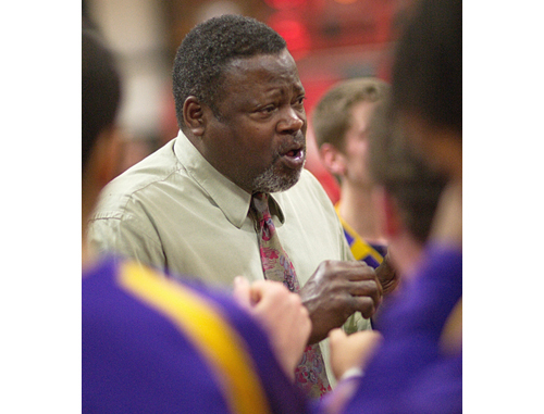 GARRET MEADE FILE PHOTO | Al Edwards, talking to his players during his last game as Greenport's coach, retired in May after 34 years of running the team.