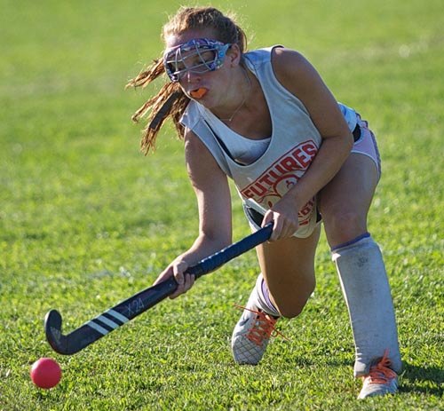 Madison Tabor, a sophomore in her fourth varsity year, brought Greenport/Southold 19 goals and 11 assists last year. (Credit: Garret Meade)