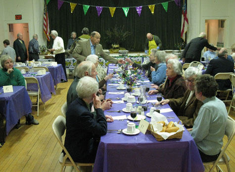 More than $1,000 was raised for charity and community activities at the annual Shrove Tuesday ham dinner hosted by Holy Trinity Church in Greenport. The event was the first of the church's four yearly fundraisers.