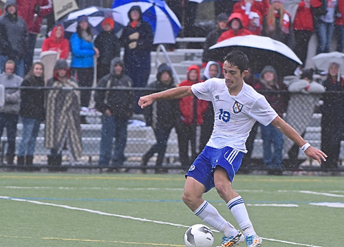 Kaan Ilgin scored twice in Mattituck's win for the Class B county title earlier this month. (Credit: Robert O'Rourk)