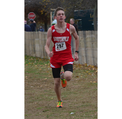 Southold sophomore Owen Klipstein won the Class D race Friday. (Credit: Robert O'Rourk)