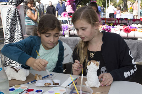KATHARINE SCHROEDER PHOTO | Local kids had a chance to enjoy some maritime crafts at the festival this weekend.