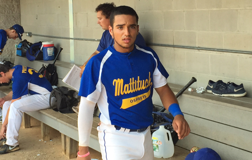 Mattituck baseball player Marcos Perivolaris