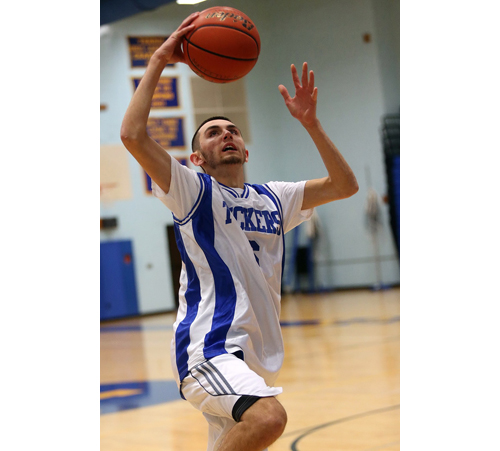 Parker Tuthill is one of the guards who make up the strength of the Mattituck team. (Credit: Garret Meade)
