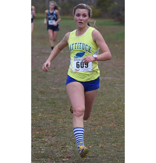 Melanie Pfennig led Mattituck to the Division IV championship with her victory on Tuesday at Sunken Meadow State Park. (Credit: Robert O'Rourk)