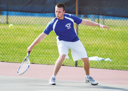 Andrew Young has won his first seven matches this season for Mattituck. (Credit: Katharine Schroeder)