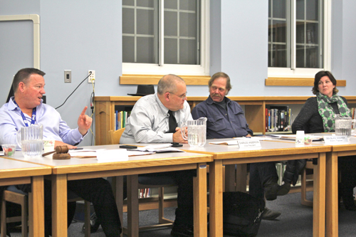 The Mattituck school board voted Thursday against a proposal to allow 11 students to participate in winter track at Riverhead. (Credit: Jen Nuzzo)