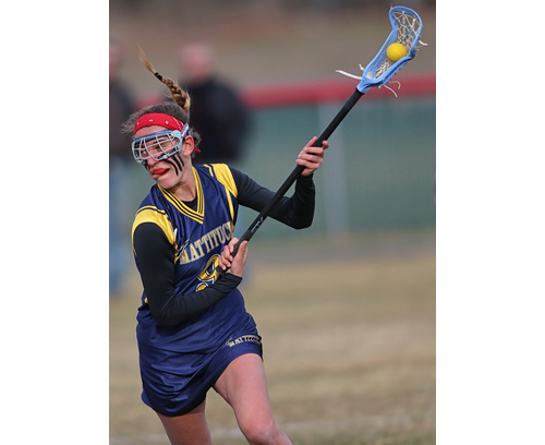 Katie Hoeg brought Mattituck/Greenport/Southold five goals, two assists and six ground balls in its win over Center Moriches. (Credit: Garret Meade)