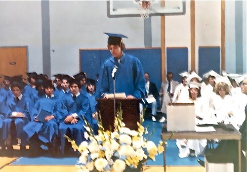 Michael Montgomery at his graduation in 1981. (Credit: Courtesy)