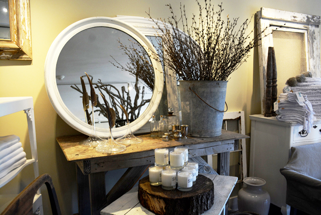 Some of the refined items for sale at Pearl Cottage in Southold. (Credit: Monique Singh-Roy)