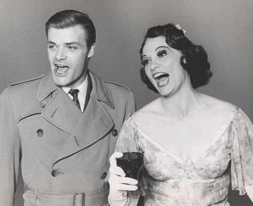 George reinholt and Peg Murray in 'Cabaret,' for which Ms. Murray won a Tony Award in 1967.