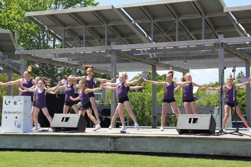 Students from North Fork Dance Academy performed at the event Saturday afternoon. (Credit: Carrie Miller)