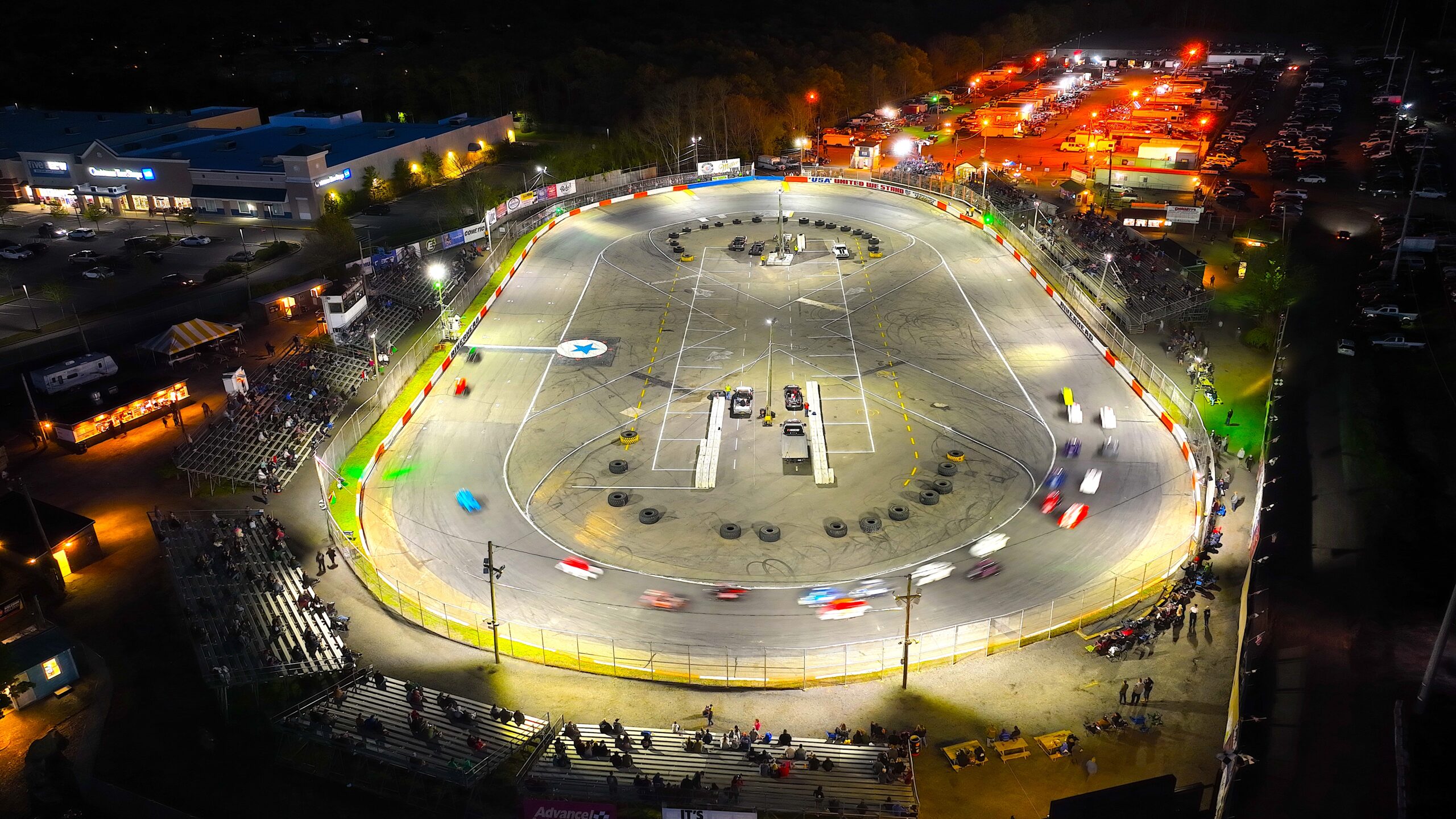 Riverhead Raceway: bird's eye view of opening night - The Suffolk Times