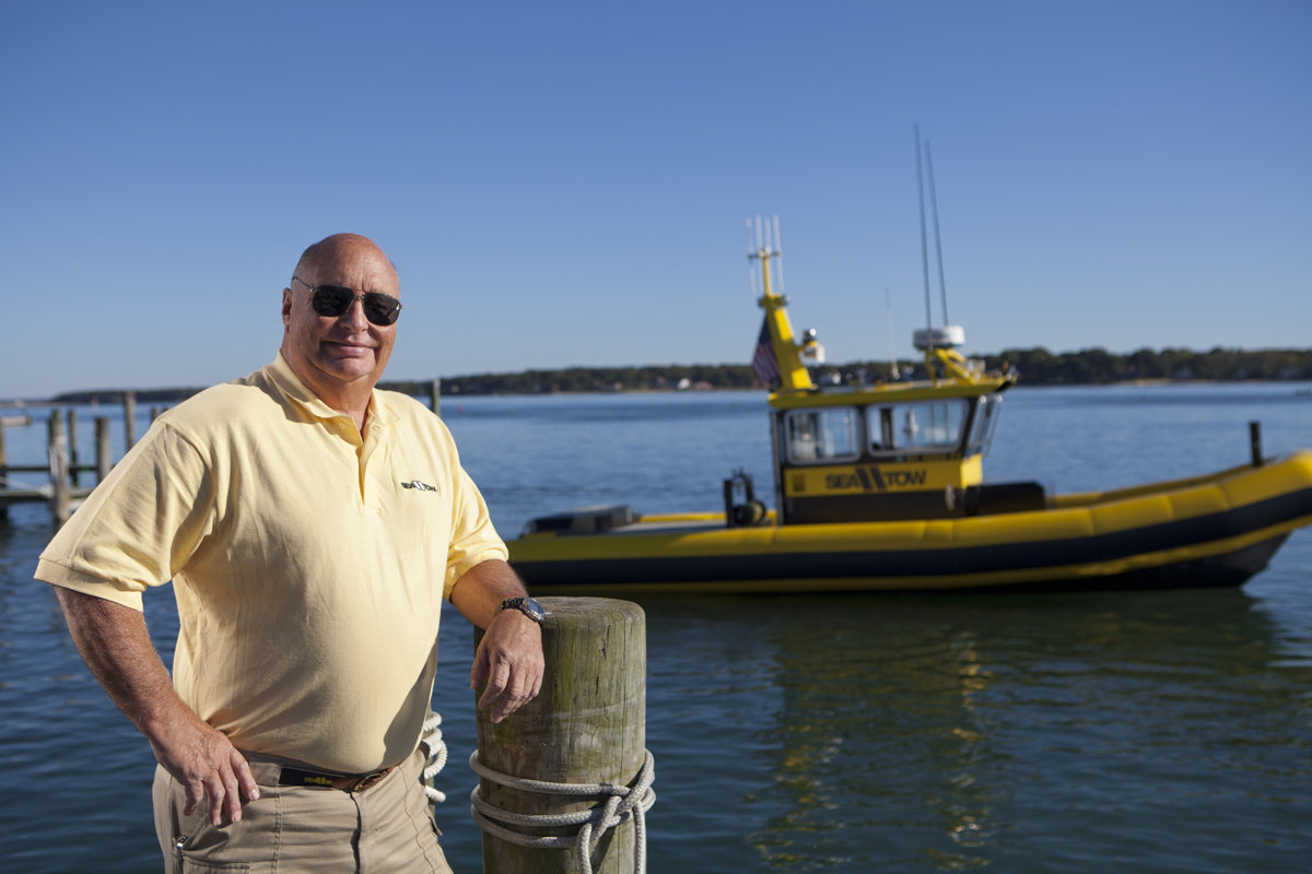 "Captain Joe" Frohnhoefer, founder of Sea Tow Services International, died Tuesday. Services have been scheduled for this weekend. (Credit: courtesy photo)