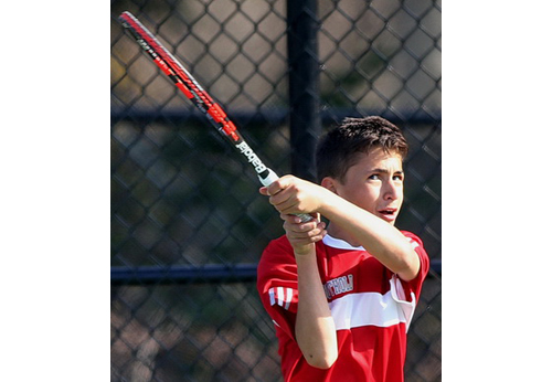 Southold:Greenport tennis player Jacob Kahn 042116