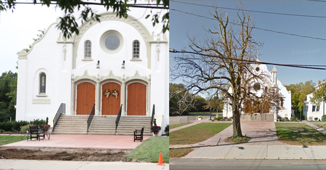 St. Patrick's Church tree removed