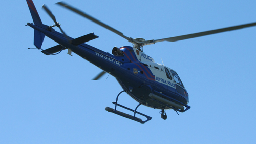  A Suffolk County police helicopter. (Credit: Grant Parpan, file)
