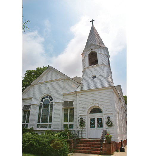 The United Methodist Church building in Southold, built in 1794, went on the market last year. (Credit: Barbaraellen Koch, file)