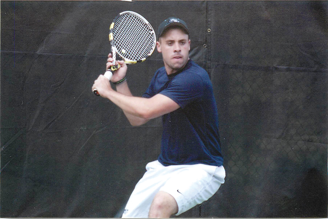 Matt Brisotti, who holds the Drew University (N.J.) record for doubles wins with 64 and ranks fourth with 55 singles wins, now coaches the school's men's and women's teams. (Courtesy photo)