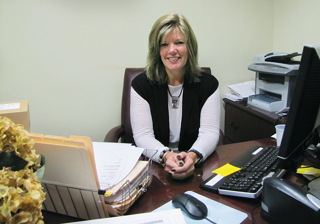 The incoming Southold Town Justice Court director, Leanne Reilly, will take over on Jan. 5. She currently serves as director of the Westhampton Beach Justice Court, which she has helped run for the past 10 years. (Credit: Paul Squire)