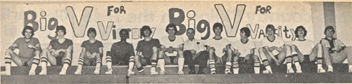 The 1977-78 Mattituck boys basketball team, led by coach Jack Hussnatter (seventh from the right). (Credit: file photo)