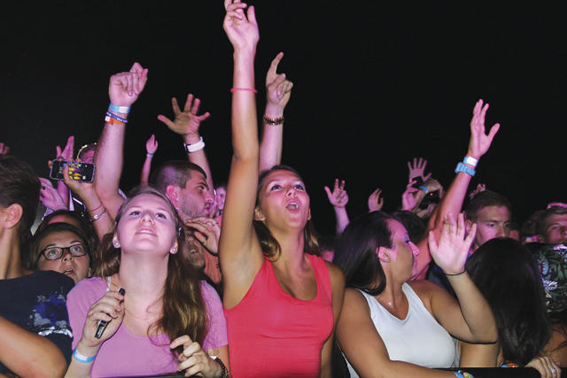 Concert goers enjoy the party at last year's music festival. (Credit: Carrie Miller, file)