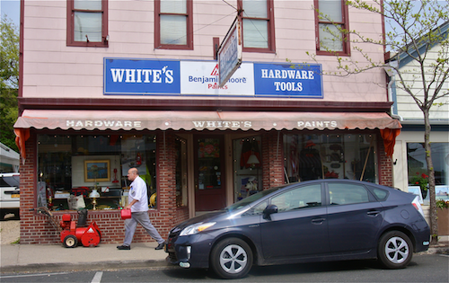 White's Hardware on Main Street in Greenport is for sale. (Barbara Ellen Koch photo)