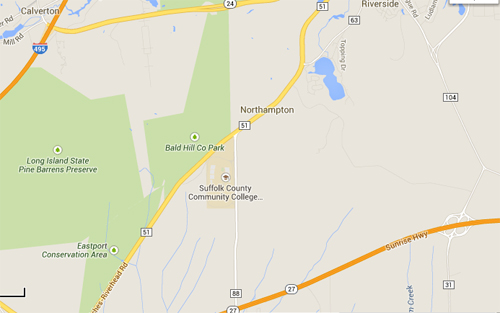 Two accidents were reported on County Road 51 early Saturday morning. (Credit: Google Maps)